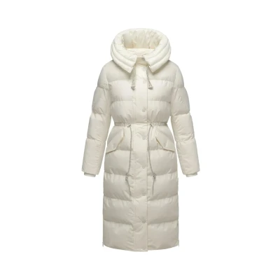 Afbeelding van Navahoo Knusperherz Wintermantel, Dames, Maat: Large, Offwhite