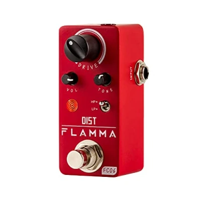 Afbeelding van FLAMMA FC06 Vervorming Pedaal Elektrische Gitaar Effecten Mini Analoge True Bypass Metalen Shell