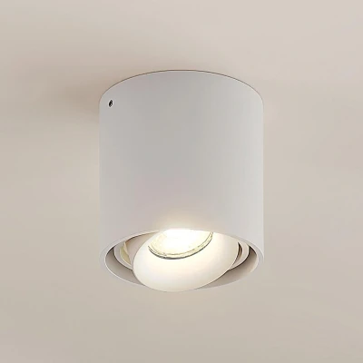 Afbeelding van Arcchio plafondlamp 1licht aluminium H: 9.4 cm GU10 wit