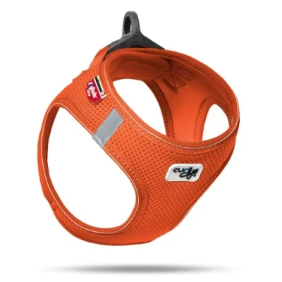 Afbeelding van Classic Vest Harness Air Mesh met curli D ring Buckle Mandarijn M