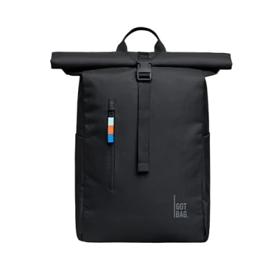 Afbeelding van GOT BAG Ocean Impact Easy Rolltop Rugzak, waterafstotend, met 16 inch laptoptas, 31 liter vulvolume, rolrugzak, zwart, Eén Maat