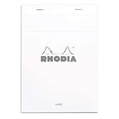 Afbeelding van Rhodia Kladblok, No16 A5, Gevoerd Wit