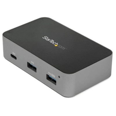 Afbeelding van StarTech.com 4 poorts USB C hub 10 Gbps 3x A en 1x