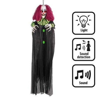 Afbeelding van Boland Decoratie Terror clown (130 cm) Horror