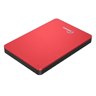 Afbeelding van Sonnics 1TB USB 3.1 Type C Externe Draagbaar Harde Schijf voor Vensters PC, Mac, Smart TV, XBOX ONE/Series X &amp; PS4 /PS5, Rood