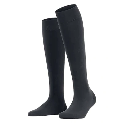 Afbeelding van Falke FINE Softness Kniekousen, Dames, Maat: 35 38, Dark navy