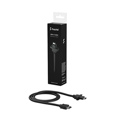 Afbeelding van Fractal Design USB C 10Gbps Cable Model D Zwart