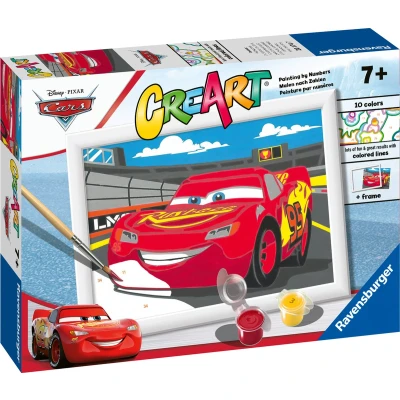 Afbeelding van Ravensburger CreArt Schilderen op Nummer Disney Lightning Mcqueen