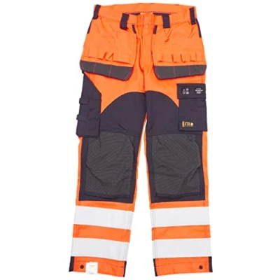 Afbeelding van Blaklader Multinorm inherent werkbroek 1589 1513 High Vis Oranje/Marineblauw C50