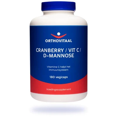 Afbeelding van Orthovitaal Cranberry / Vitamine C D mannose 180vc
