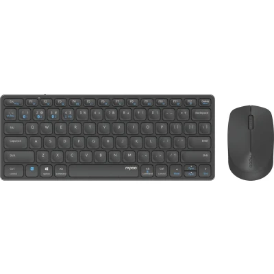 Afbeelding van Rapoo 9600M Draadloos Multimode Blade Combo Tkl Toetsenb Muisset,Dnk Gr Qwerty Us