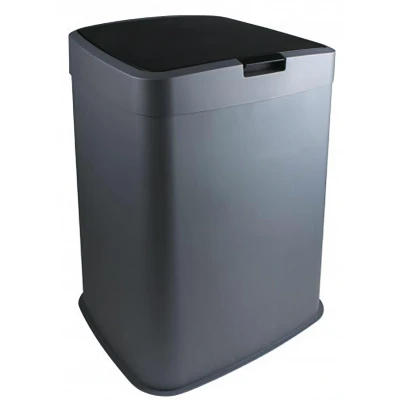 Afbeelding van Sunware Delta Vuilniszakhouder met bevestigingsring voor vuilniszak 70 liter 45,5 x 39,5 57 cm metaal/zwart
