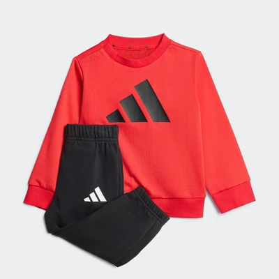 Afbeelding van adidas Sportswear joggingpak rood/zwart
