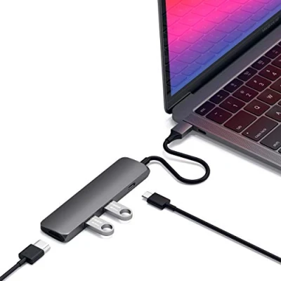Afbeelding van Satechi USB C Multi Port Hub Spacegrijs