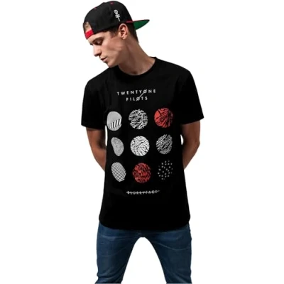 Afbeelding van Mister Tee Twenty ONE Pilots Tshirt print, Heren, Maat: XL, Black