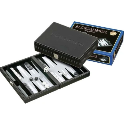 Afbeelding van Philos Backgammon Tinos klein grijs 23 x 16,5cm (23x16,5 cm)