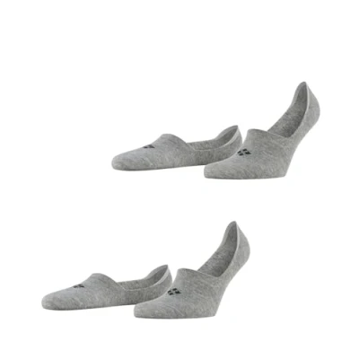 Afbeelding van Burlington Everyday 2PACK Hidden IN SHOE Enkelsokken, Heren, Maat: 41/42, Light grey