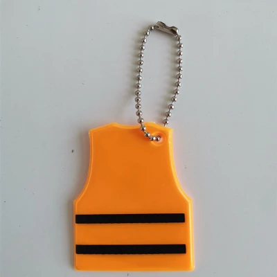 Afbeelding van Reflecterende sleutelhanger 1 stuks Hesje Oranje/Geel