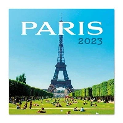 Afbeelding van Grupo Erik CP23058 Kalender 2023 Paris wandkalender 12 Maanden Broschürenkalender 30x30 cm Fsc gecertificeerde +Bonus 4 maanden, Wall Calenadar