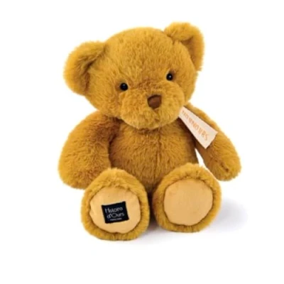 Afbeelding van Histoire d&#039;Ours De teddybeer oker 28 cm, cm geboortecadeau HO3238