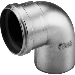 Afbeelding van Burgerhout Alu fix bocht dikw.alum. Ø 100 mm 90