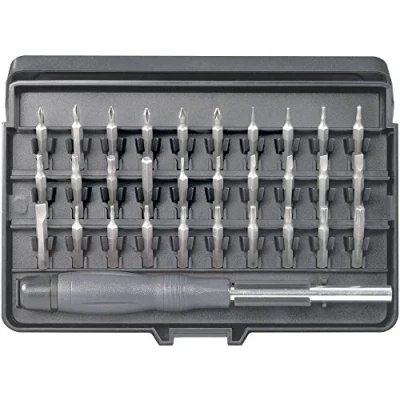 Afbeelding van TOOLCRAFT 820935 Bitset 31 delig Plat, Kruiskop Phillips, Pozidriv, Inbus, T profiel