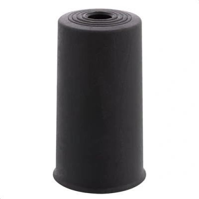 Afbeelding van WAGNER Vloerdeurstopper/wanddeurstopper VULKANO BIG diameter Ø 45 x 75 mm, buffer van hoogwaardig rubber, zwart, om te schroeven Made in DE 15525321