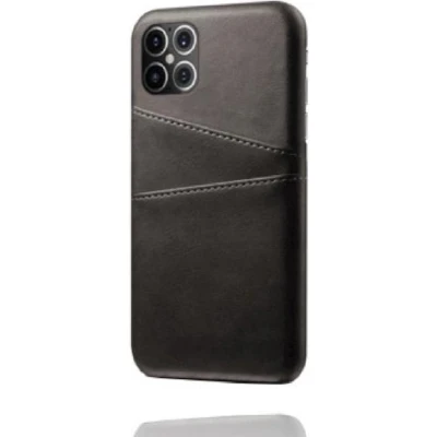 Afbeelding van Casecentive Leren Wallet back case iPhone 12 Pro Max Black