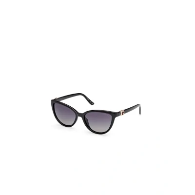 Afbeelding van Guess Donna GU00189 01D Occhiali da sole Iniettato Nero Fumo Cat Eye Polarizzata