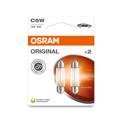 Afbeelding van OSRAM 4062172396141 Soffittelamp Standard C5W 5 W 12 V