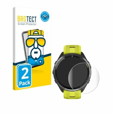 Afbeelding van BROTECT Full Cover Screen Protector voor Garmin Forerunner 965 (2 Stuks) Schermbeschermer, 3D Curved