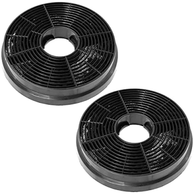 Afbeelding van SPARES2GO Actieve Koolstof Geurfilter voor Logik Afzuigkap Vent Extractor (Pack van 2)