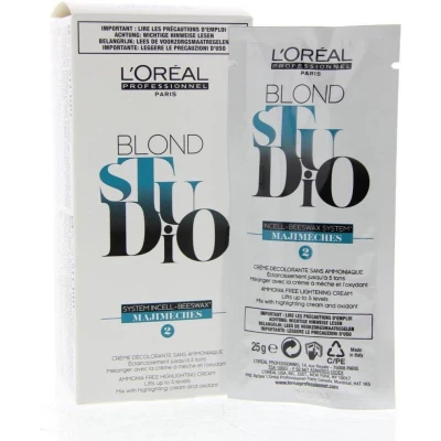 Afbeelding van L&#039;oréal Blond Studio Majimeches Lightening Sachets 25 ml
