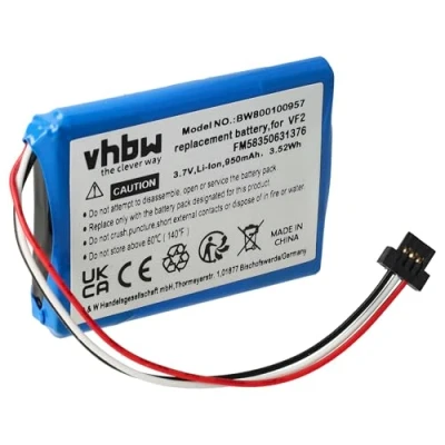 Afbeelding van vhbw Accu compatibel met Tomtom Go 510 (2013), 50, 500 600 GPS navigatie (950 mAh, 3,7 V, Li Ion)