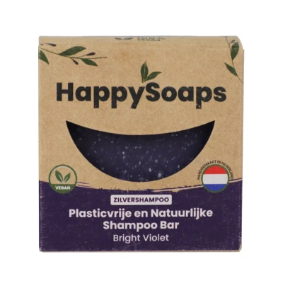 Afbeelding van Happysoaps Shampoo Bar Violet 70GR