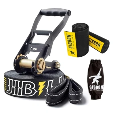 Afbeelding van Gibbon Slackline Jibline Treewear set geïntegreerde rubberen coating