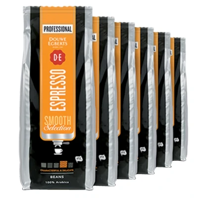 Afbeelding van Koffie Douwe Egberts espresso bonen medium smooth 1kg