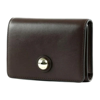 Afbeelding van FURLA Leren Portemonnee Sfera Compact Wallet Cioccolato Donkerbruin
