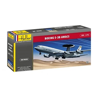 Afbeelding van 1:72 Heller 80308 E 3B Awacs Plane Plastic Modelbouwpakket