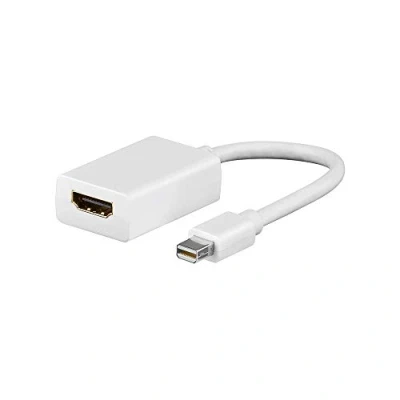 Afbeelding van Goobay DisplayPort / HDMI Adapter [1x Mini stekker 1x bus] Wit