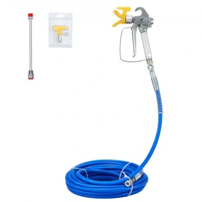 Afbeelding van VEVOR Airless Verfspuitslang Kit 50ft 1/4in Draaibare Verbinding 3600psi met 517 Tip