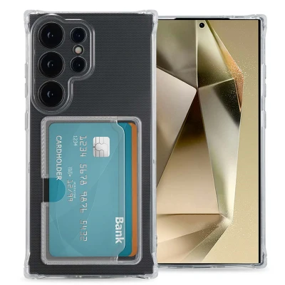 Afbeelding van Samsung Galaxy S24 Ultra Hoesje Siliconen en TPU (zacht) iMoshion Softcase/Backcover Transparant Telefoonhoesje