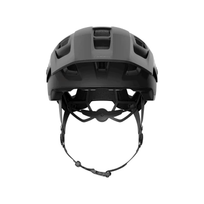 Afbeelding van ABUS MTB helm MoDrop robuuste fietshelm met goede ventilatie voor mountainbikers individuele pasvorm dames en heren mat zwart, M