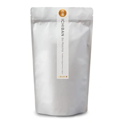 Afbeelding van Kaizen® Ichiban Bio Matcha thee Contest Ceremonial Grade volledig schaduw grote verpakking directe import uit de prefectuur Kagoshima/Japan 80 g in hersluitbare aromabeschermingszak