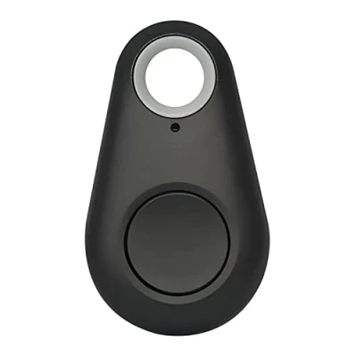 Afbeelding van Retoo Zwarte multifunctionele bluetooth sleutelvinder met app en alarm, smart tracker, sleutels, tas, portemonnee, vinder compatibel iOS/Android, anti verloren sleutel, objectzoeker