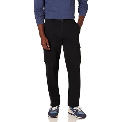 Afbeelding van Amazon Essentials Men&#039;s Stretch cargobroek met rechte pasvorm (verkrijgbaar in grote en lange maten), Zwart, 31W / 32L