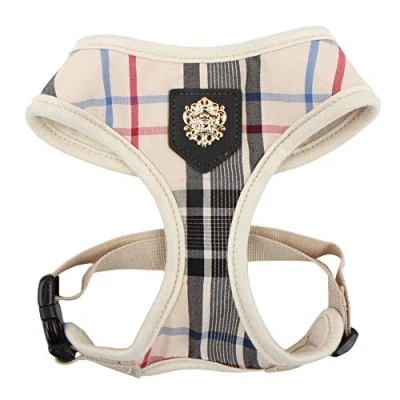 Afbeelding van Puppia PAMA AC978 BE L Junior Anti trek hondentuigje voor kleine honden licht en superzacht Kan ook als puppytuigje gebruikt worden, Beige,