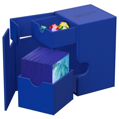 Afbeelding van Ultimate Guard Flip&#039;n&#039;Tray Deck Case 100+ XenoSkin Monocolor Blue