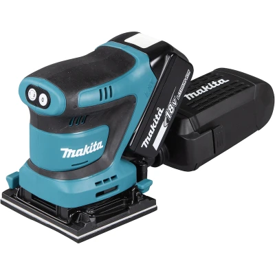 Afbeelding van Makita DBO481RTJ 18 V Handpalm vlakschuurmachine