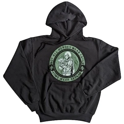 Afbeelding van Henry Tiger STAR WARS Mandalorian WEAR Beskar Hoodie, Heren, Maat: XL, Black